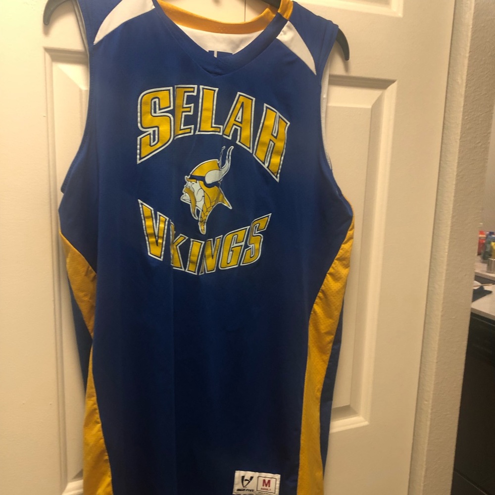 High Five Sportswear #5 Gutierrez Reversible Basketball Jersey Men's Size Medium